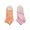 Ladies Ankle Socks Pastel Mix Orange Pink 23-25cm